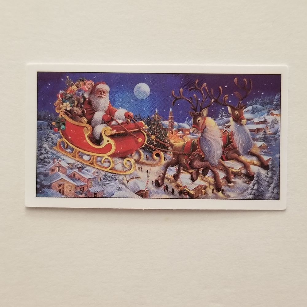 10/$10 Santa & Reindeer Sticker